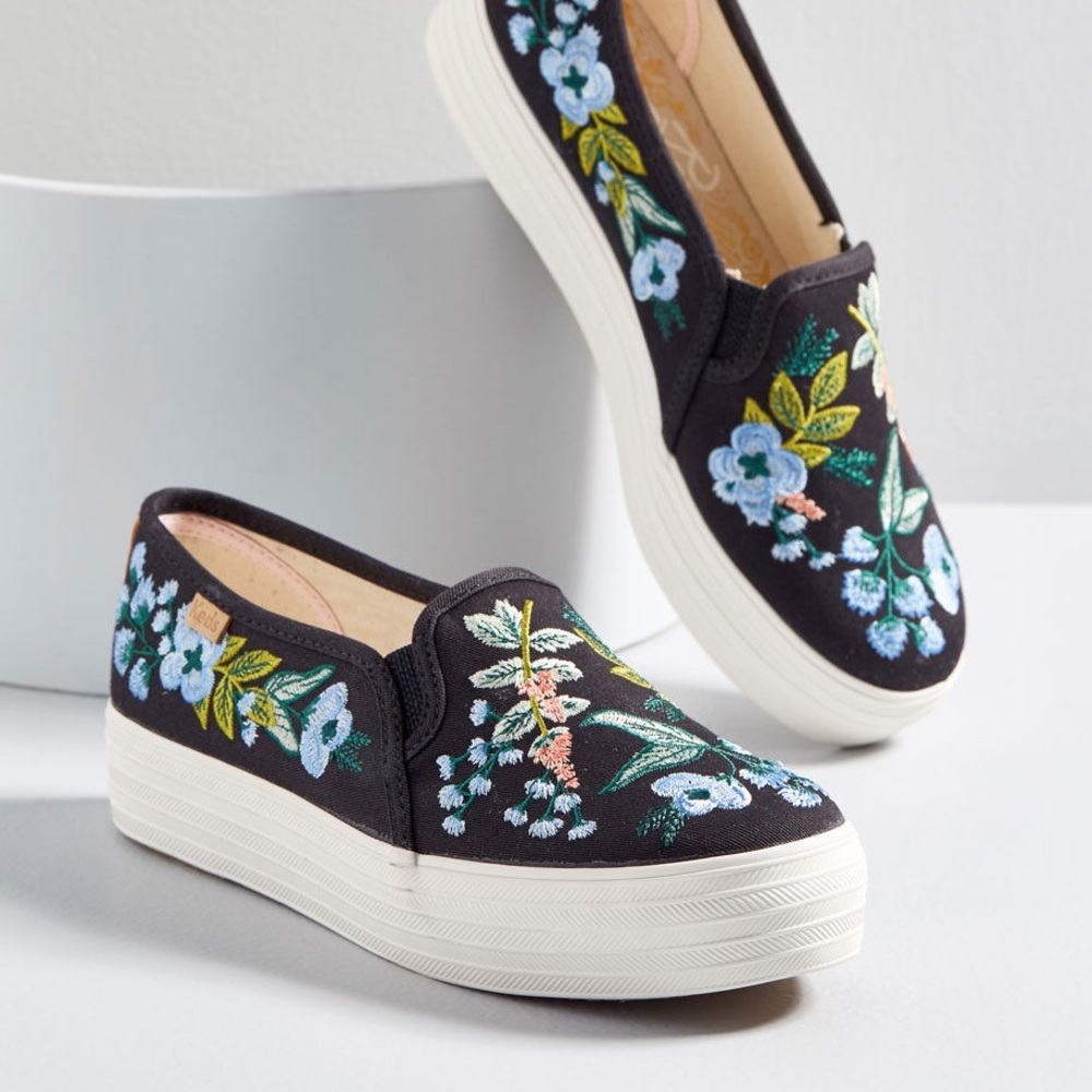 Keds x Rifle Paper Co. slip-ons